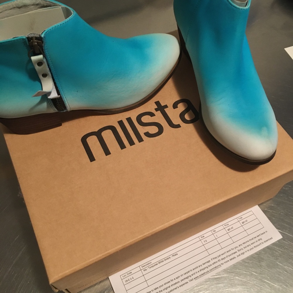 Miista Blue Ankle Boots
